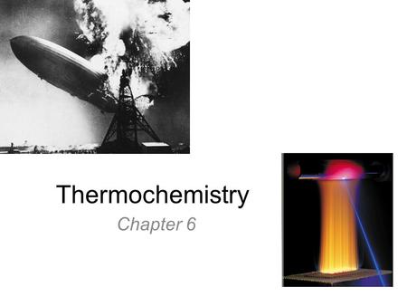 Thermochemistry Chapter 6. 2 Energy is the capacity to do work. Radiant energy comes from the sun and is earth’s primary energy source Thermal energy.