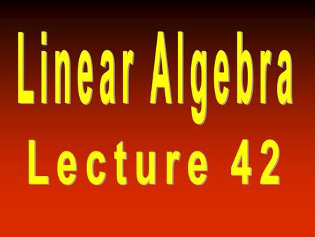 Let W be a subspace of R n, y any vector in R n, and the orthogonal projection of y onto W. …