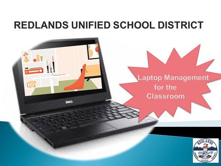 REDLANDS UNIFIED SCHOOL DISTRICT.  Stored in a secure room, the keys travel with the cart, but should not be stored with the cart  Lock the wheels.