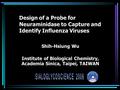 Design of a Probe for Neuraminidase to Capture and Identify Influenza Viruses Shih-Hsiung Wu Institute of Biological Chemistry, Academia Sinica, Taipei,