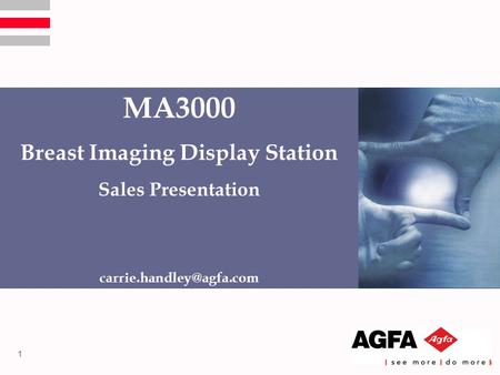 1 MA3000 Breast Imaging Display Station Sales Presentation