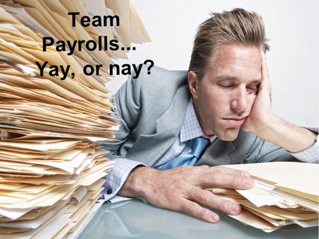 Team Payrolls... Yay, or nay?. Our Question We were curious: Do teams with one player occupying a large percentage of payroll win more games than other.