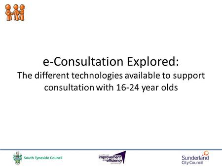 E-Consultation Explored: The different technologies available to support consultation with 16-24 year olds.