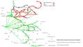 Differential flux analysis of central carbon metabolism. Fluxes which differ by less than 10% between conditions were considered constitutive.