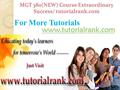 MGT 380(NEW) Course Extraordinary Success/ tutorialrank.com For More Tutorials www.tutorialrank.com.