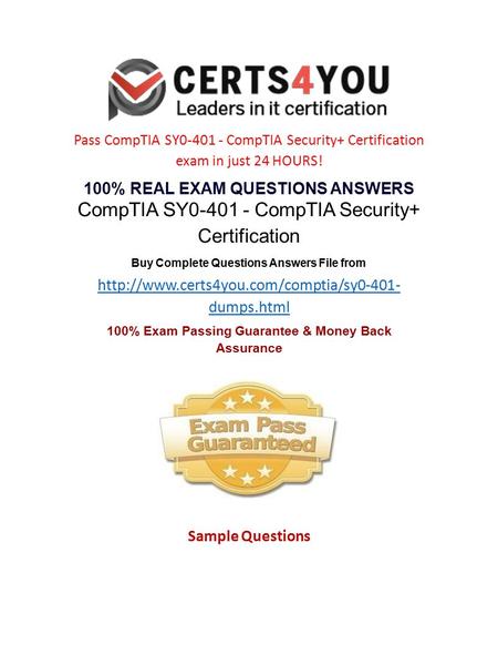 100% Exam Passing Guarantee & Money Back Assurance