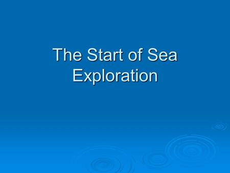 The Start of Sea Exploration. -For many years, the Silk Road connected China to the Middle East and Europe.