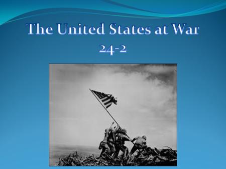 Total War- conflict involving not just armies but entire nations. Dwight D. Eisenhower- U.S. general who commanded an army in northern Africa. Douglas.