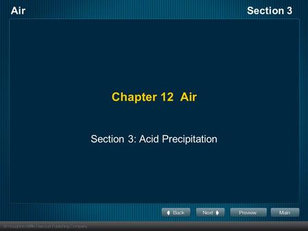 Section 3: Acid Precipitation