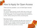 Gold for Gold You use an Open Access voucher after peer-review and acceptance. The final article of record is made available to all, immediately, via our.