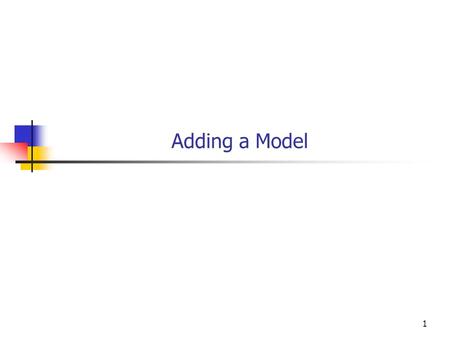 1 Adding a Model. We have created an MVC web app project Added a controller class. Added a view class. Next we will add some classes for managing movies.