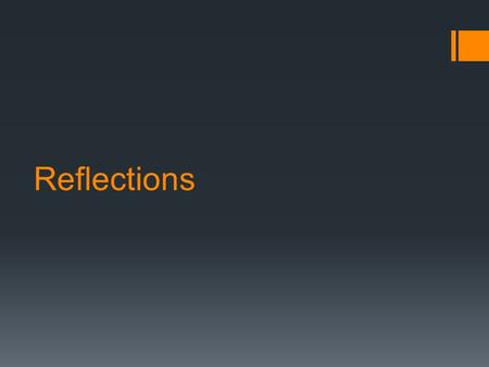 Reflections. Hybrid  Sometimes I do online learning classes.  Sometimes I prefer not to do online classes.  Sometimes the online classes are fun but.