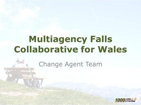 Multiagency Falls Collaborative for Wales Change Agent Team.