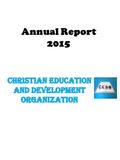 Annual Report 2015. The CEDO is a non-governmental organization; The CEDO was registered officially in 2010 with registration No NGO oooo3928, and works.