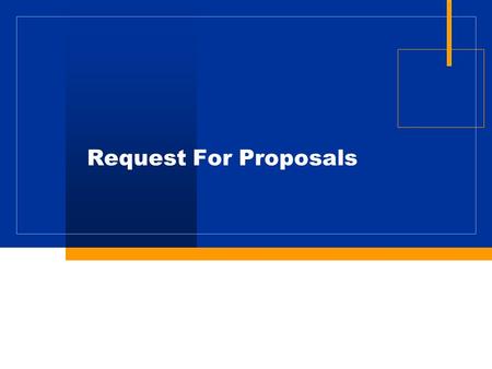 Request For Proposals. Request for Proposals Book 1 Contract Book 2 Project Requirements Book 3 Applicable Standards Reference Information Documents (RID)