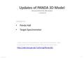 2016-06-06 1 / 11 Updates of PANDA 3D Model CM June 2016 at GSI, MEC Session J. Lühning, GSI Updates for: Panda Hall Target Spectrometer Latest version.