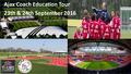 Ajax Coach Education Tour 23th & 24th September 2016.