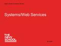 00.00.2015 Systems/Web Services Digital Libraries & Technical Services 05.13.2015.