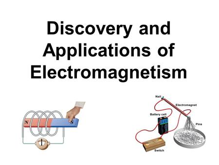 Discovery and Applications of Electromagnetism