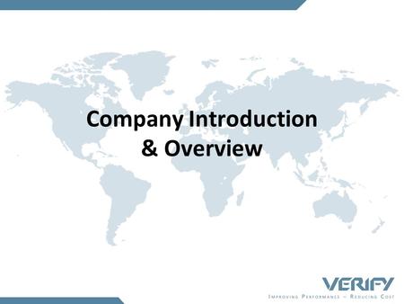 Company Introduction & Overview