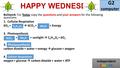 Bellwork: For Today copy the questions and your answers for the following questions. 1. Cellular Respiration 6O 2 + _______  6CO 2 + _______ + Energy.