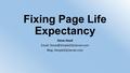 Fixing Page Life Expectancy Steve Hood   Blog: SimpleSQLServer.com.