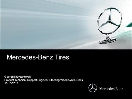 Mercedes-Benz Tires George Krzyzanowski