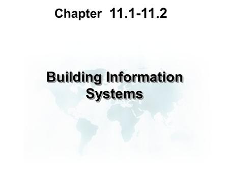 Building Information Systems