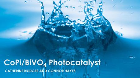 CoPi/BiVO4 Photocatalyst