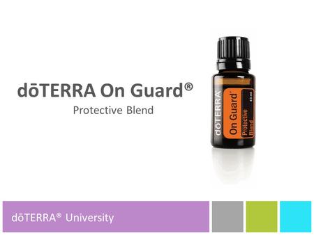 dōTERRA On Guard® dōTERRA® Product Tools dōTERRA® Product Tools