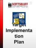 Target Implementation Plan Text Here Intervention C4L data MTSS Push In-Pull Out Scheduling 4 th Grade Writing Tutoring Curricula and Assessments District.