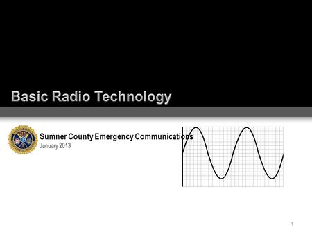 Sumner County Emergency Communications January 2013 1.