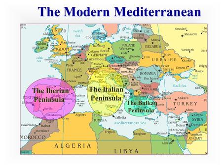 The Modern Mediterranean