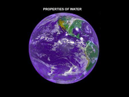 PROPERTIES OF WATER. Structure of Water Shape 105 o angle Polar molecule – negative and positive pole.