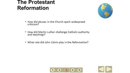 The Protestant Reformation