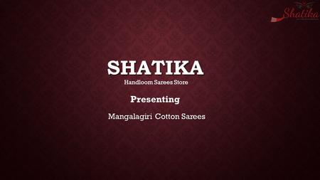 Mangalagiri Cotton Sarees