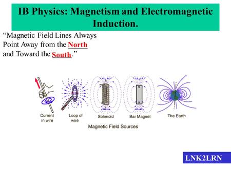 IB Physics: Magnetism and Electromagnetic Induction.