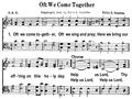 1. Oft we come to - geth - er, Oft we sing and pray; Here we bring our off -’ring on this ho - ly day. Help us Lord, Thy Help us Lord, Help us Lord,