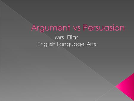  Influences the reader by using fact based evidence and reasoning to express a point of view or uncover the truth  It is the process of establishing.