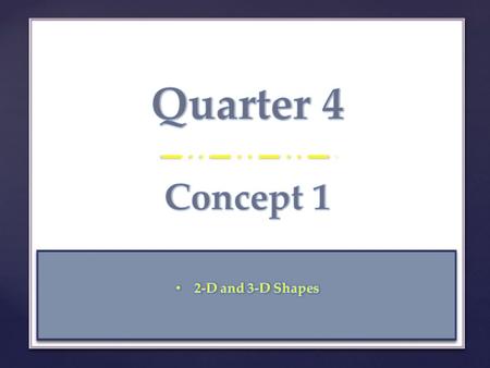 {. { { { { { { Describe what it means if a shape is flat. Can you think of any two- dimensional shapes?