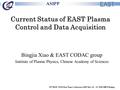 16 th IEEE NPSS Real Time Conference 2009 May 10 – 15, 2009 IHEP Beijing China ASIPP Current Status of EAST Plasma Control and Data Acquisition Bingjia.