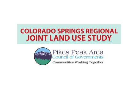 What’s a joint land use study? A community-focused process Examines local issues related to land use when military installations and communities are neighbors.