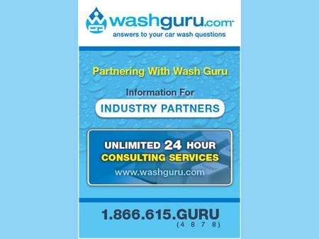 UNLIMITED 24 HOUR CONSULTING SERVICES www.washguru.com 1.866.615.GURU (4878)