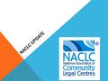 NACLC UPDATE. 2013 CLC CENSUS Of 186 CLCs invited to participate, 154 CLCs did - 82.8% response rate. 96.0% (146 CLC) identified as CLCs, 3.3% (5.