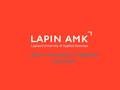 Www.lapinamk.fi Open university of applied sciences.