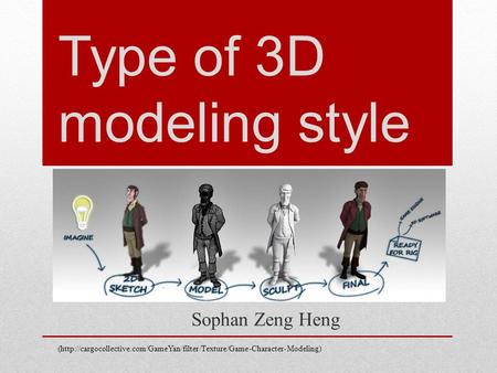 Type of 3D modeling style Sophan Zeng Heng (http://cargocollective.com/GameYan/filter/Texture/Game-Character-Modeling)