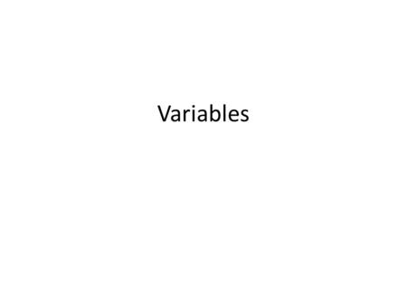 Variables. Do I like lemon in my iced tea? To test this, I would only change the lemon. If I changed the kind of tea or the temperature, I would not have.