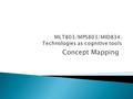 Concept Mapping. Today’s Agenda…  Meaning of a concept  What is a concept map? – Explore some concept mapping tools  What is a mind map?  Difference.