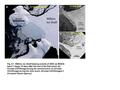 Fig. 6.1. Wilkins Ice Shelf breakup events of 2008. (a) MODIS band 1 image 10 days after the end of the first event; (b) Envisat ASARimage during the second.