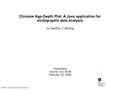 Chronos Age-Depth Plot: A Java application for stratigraphic data analysis by Geoffrey C. Bohling Geosphere Volume 1(2):78-84 February 22, 2006 ©2005 by.